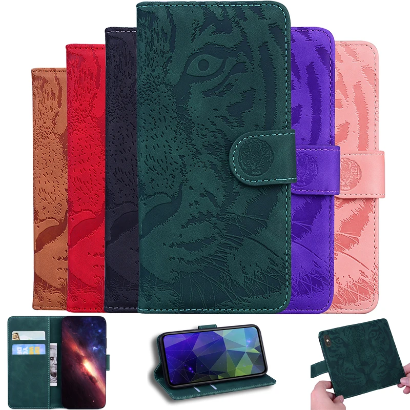 Leather Stand Flip Wallet Case - Elegant Protective Cover for Xiaomi Redmi Note Series