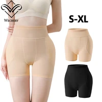 Wechery sous-vêtements femmes faux fesses ventre contrôle bout à bout respirant hanche coussinets culotte fesses rehausseur gaine amincissante 1