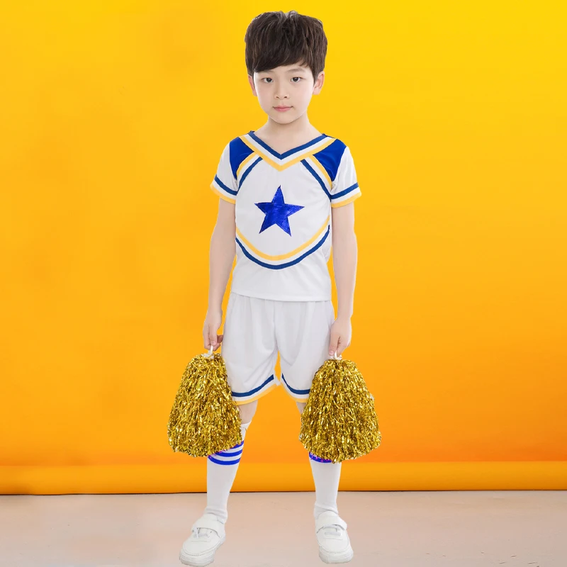 LOLANTA Costume Cheerleader Scintillante Per Bambine – Top Glitter, Gonna A Pieghe, Con Pompon, Fiocco E Calzini, Viola/blu/rosso/rosa, Taglie 5-13 Anni - 3