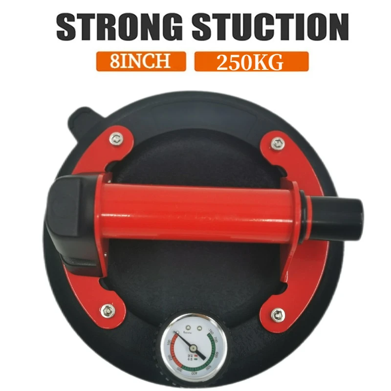 Vacuum Suction Cup 160/220/250kg Carrying capacity with Copper Handle Heavy Duty Lifter for Granite Tile Glass Manual Lifting