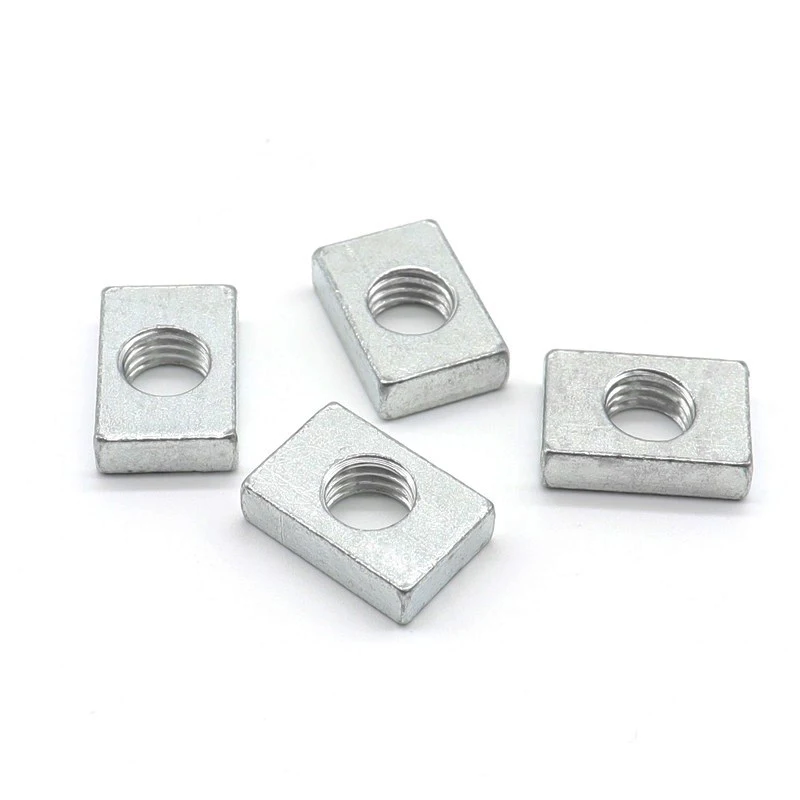 90pcs Dado a T a 4 punte, Dadi a T in acciaio al carbonio, M3/M4/M5/M6/M8, Lavorazione del legno mobili, Inserti di dado a T in acciaio al carbonio