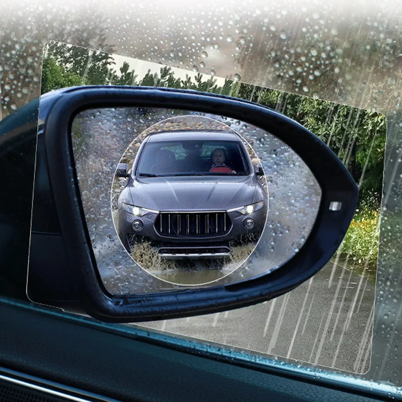 Waterproof Auto Rearview Mirror Protective Film Clear Nano Coating