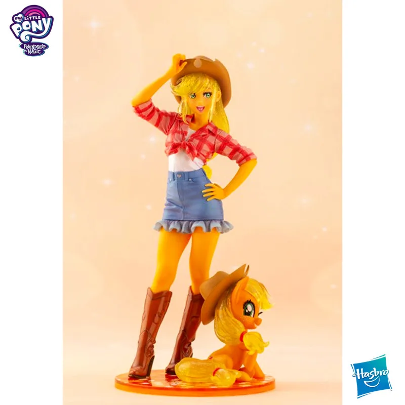 

My Little Pony Genuine Applejack Model Figure Japan Collect Toy Student Desktop Decorate Ornaments Anime Cartoon Birthday Gift