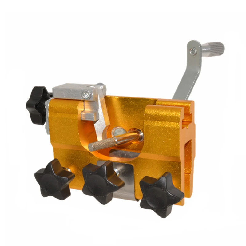 Portable Chainsaw Sharpener Hand Crank Chainsaw Chain Sharpening Jig Tool for All Kinds of Chain Saws
