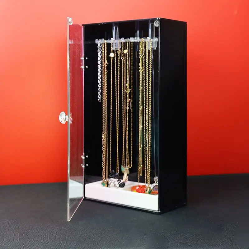 Acrylic Transparent Jewelry Box Organizer Drawer Women Jewelry Box Storage Necklace Bracelet Earrings Display Stand Accessories