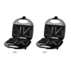 Bread Baking Toaster Heat-Resistant Handle Triangle Bread Machine Antiskid Foot 750W Double-sided Heating for Household Kitchen 4