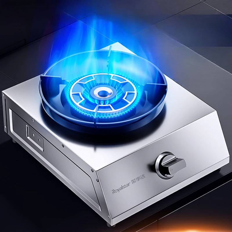 Home Tabletop Fierce Fire Gas Stove, Natural Liquefied Gas Single Stove, Energy Saving Stove Single Eye Stove