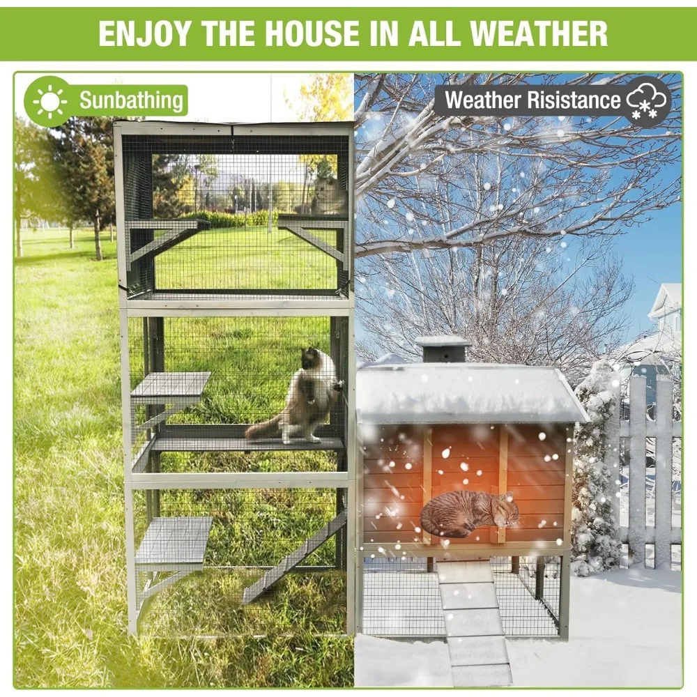 Outdoor Catio Cat Enclosure 2