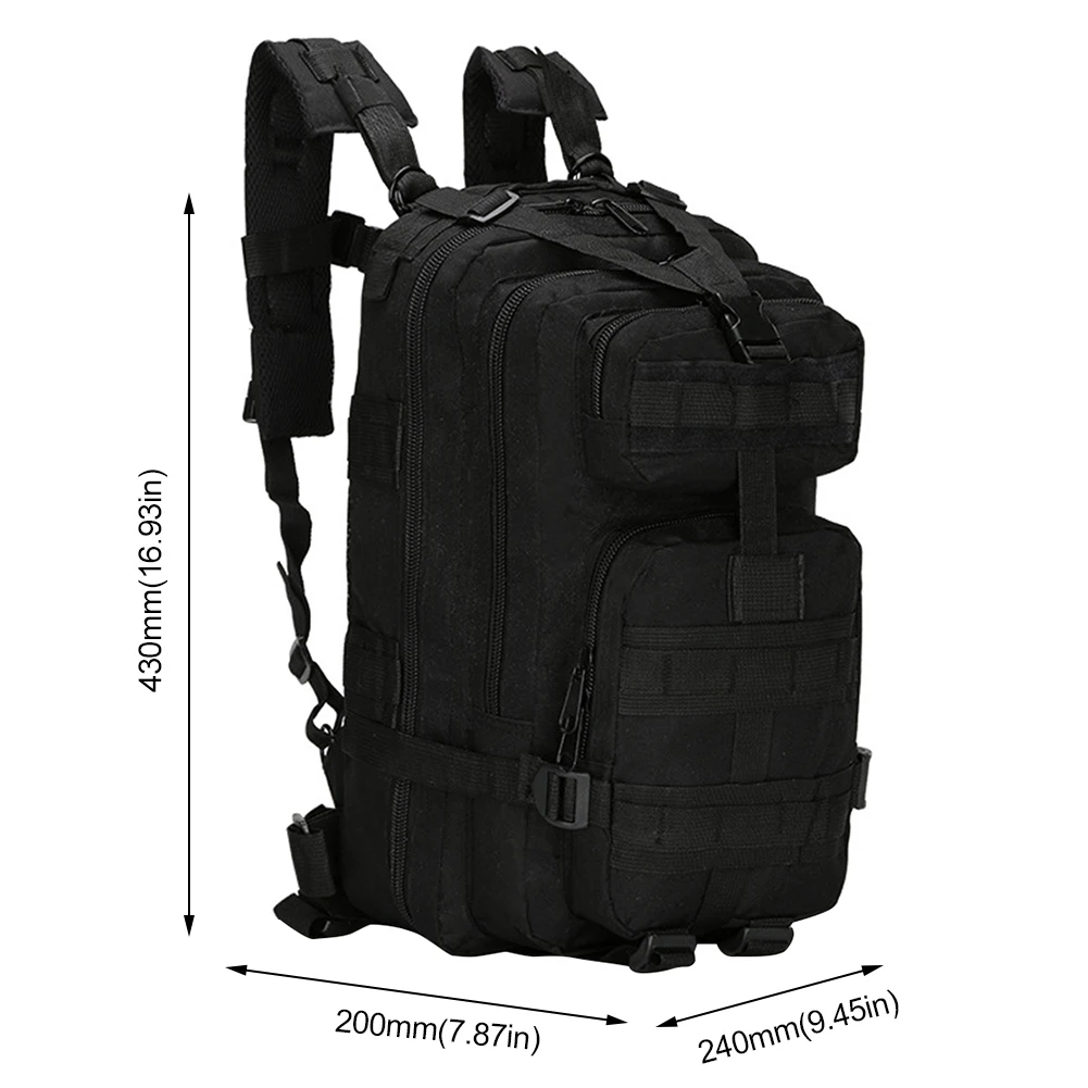 Nylon Tactical Backpack for Hiking Camping Travel