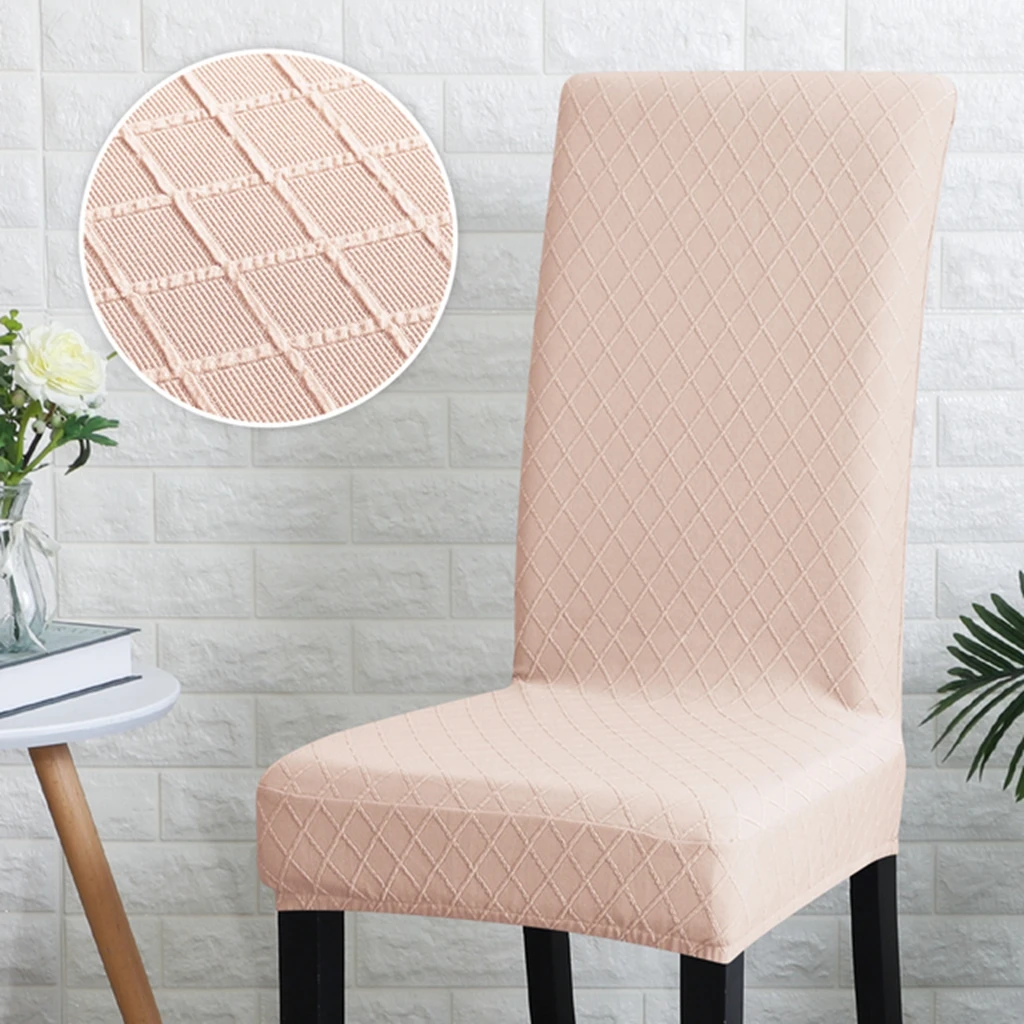 4 Fundas Elásticas Para Asiento De Silla De Comedor, De Tela Jacquard Suave, Funda Protectora De Asiento Extraíble Para Silla De Comedor, Hotel, Color Verde, Juego De 4