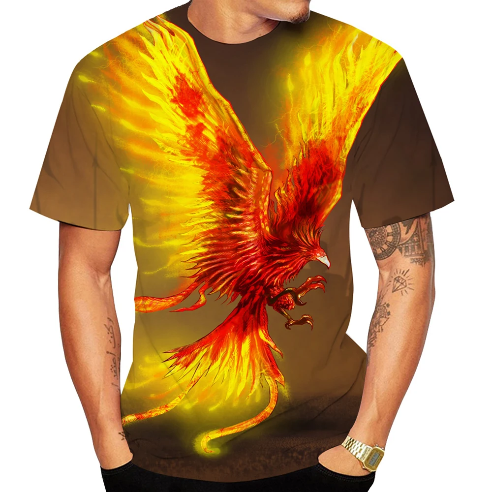 3D Print Short Sleeve T Shirt Streetwear Oversized Tops