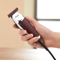 Hair Clipper Professional Corded Electric Trimmer 0.1mm Precision Haircut Machine Barber Salon Style Fade Hairline Shaver Razor 1