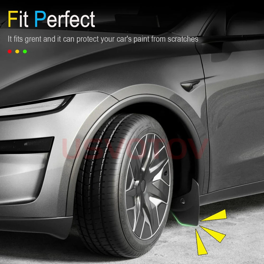 Premium Soft TPE Mud Flaps - Anti-Snow & Anti-Sand Protection Fender Guards