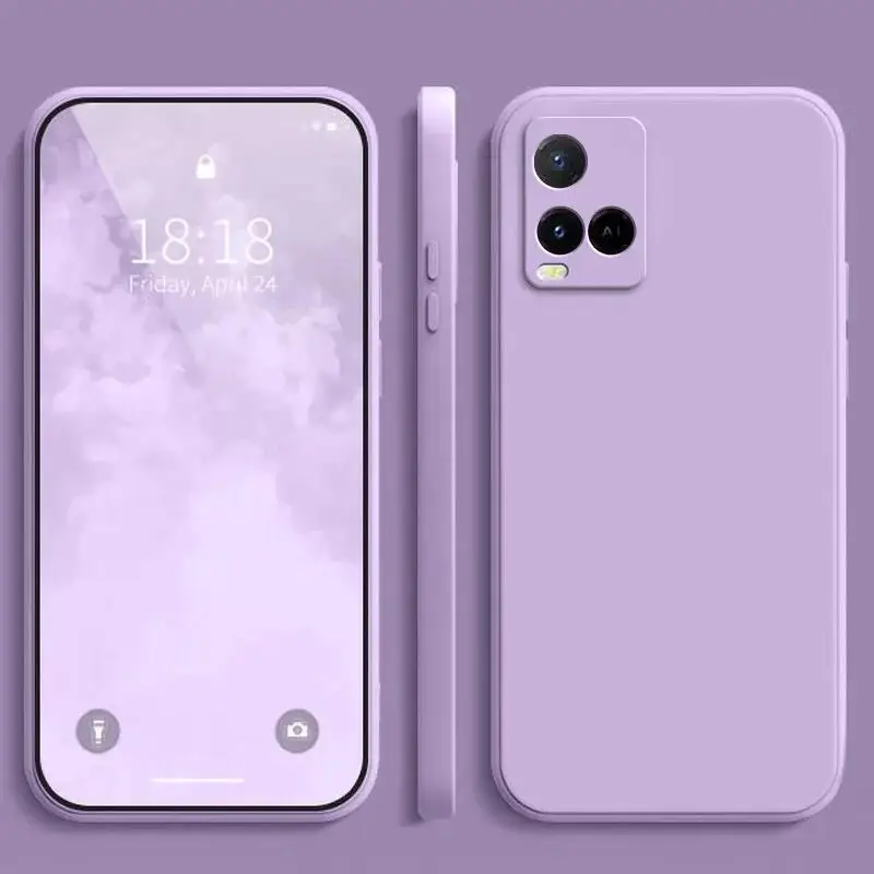 Silicone Soft Ultra Thin Matte Phone Case in Solid Color