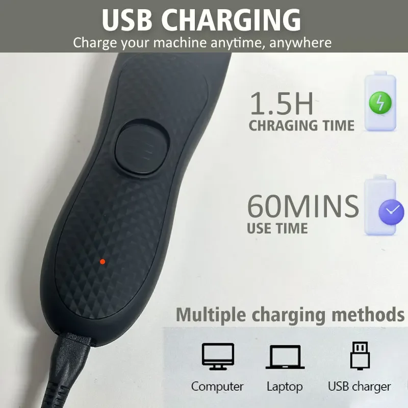 Professional Trimmer for Intimate Areas -Groin Chest Balls Bikini and Pubic Hair Removal, Sensitive Area Trimmer, Men's Grooming 6