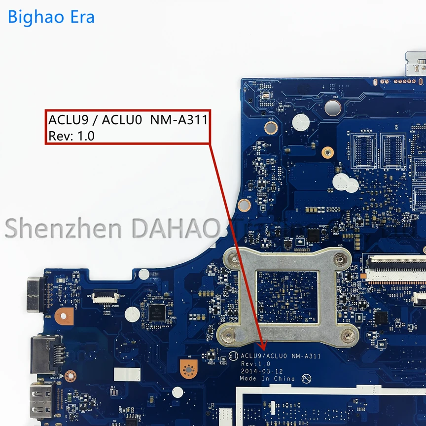 para Lenovo Ideapad G5030 Computador Portátil Placa-mãe com Intel N2830 N2940 N3540 Cpu Gt820m 1gb-gpu Aclu9 Aclu0 Nm-a311 Dissipador de Calor Livre - Imagem 3