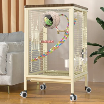 Luxury Budgie Cage with Wheels 1