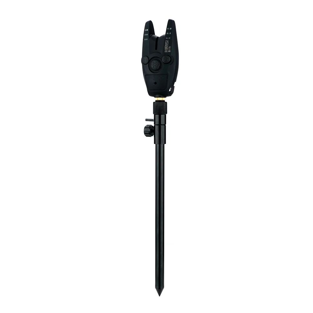 Set 2 supports de berge aluminium HIRISI 4 tailles ajustables - Pour alarmes et barres