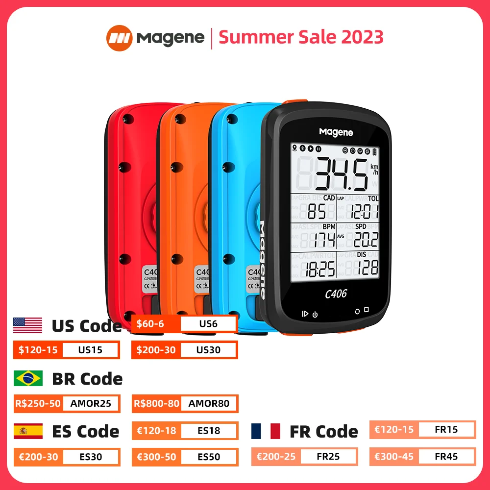 Magene C406 GPS Fahrrad Computer Wireless Smart MTB Road Wasserdichte
