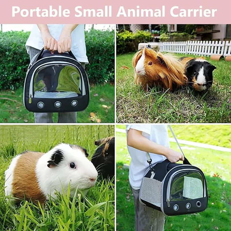 Pet carrier bag Portable Small Animal Carrier Bag for Guinea Pig Hamster Hedgehog Parrots Rat and Other Small Animals