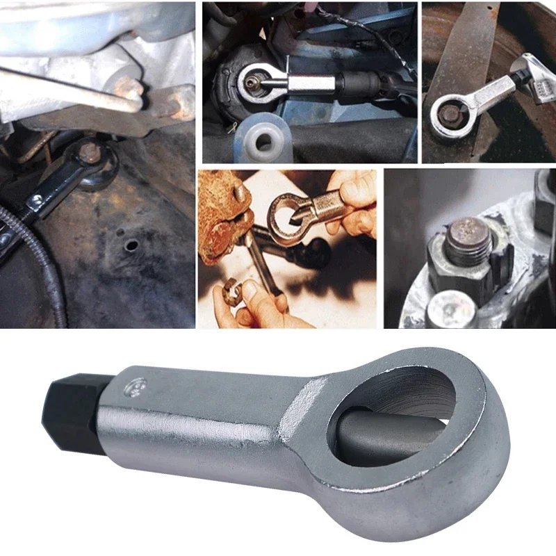 1 Pcs Heavy Duty Rust Resistant Damaged Nut Splitter Remover Rusty Nut Splitter Spanner Remove Cutter Tool Steel Wrench Hex