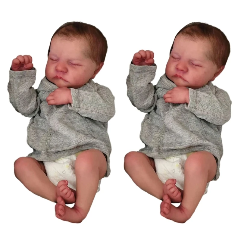 

Realistic Rebirth Hand Washable Simulation Baby Girl Toy Rebirth with Flexibility Limbs for Companion