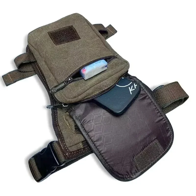 Canvas Messenger Shoulder Bag for Men Multi Purpose