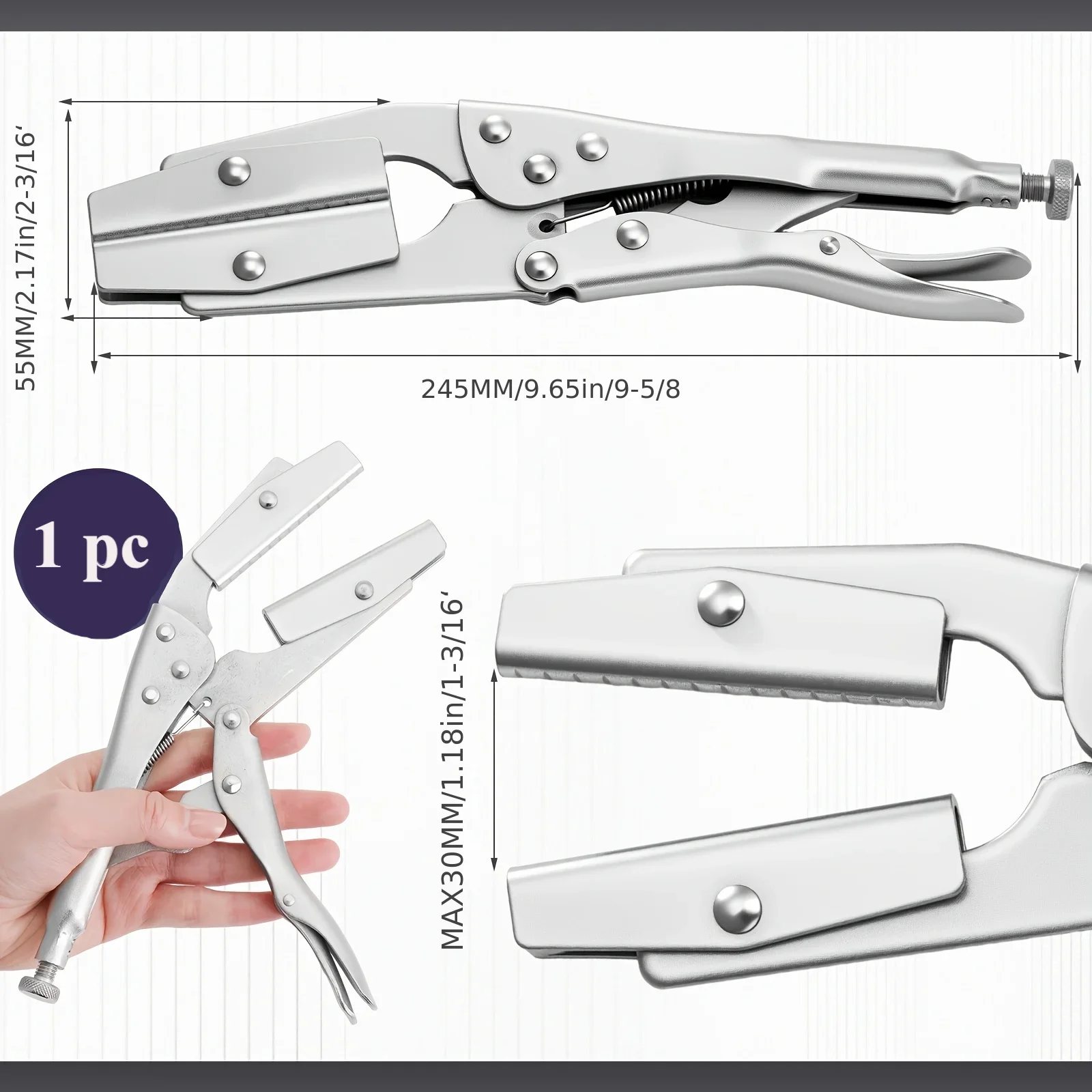 10 inch Radiator Hose Clamp Locking Pliers Radiator Hose Pinch-Off Pliers