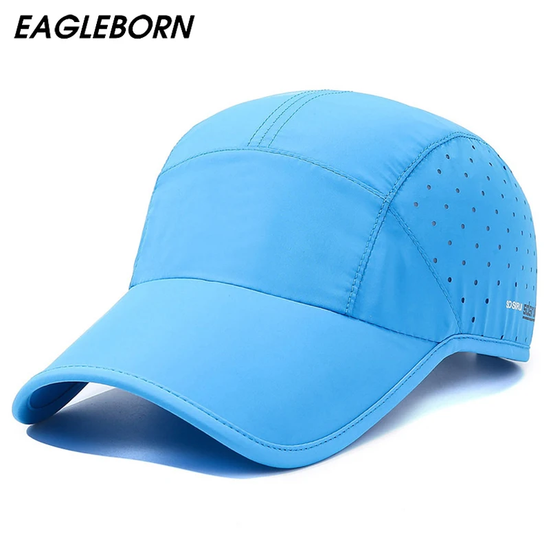 

EAGLEBORN New Baseball Cap Summer Mesh Cap Men Hat Light Polyester Women Baseball Cap Sun Hat Sports Cap for Women Fitness Hats