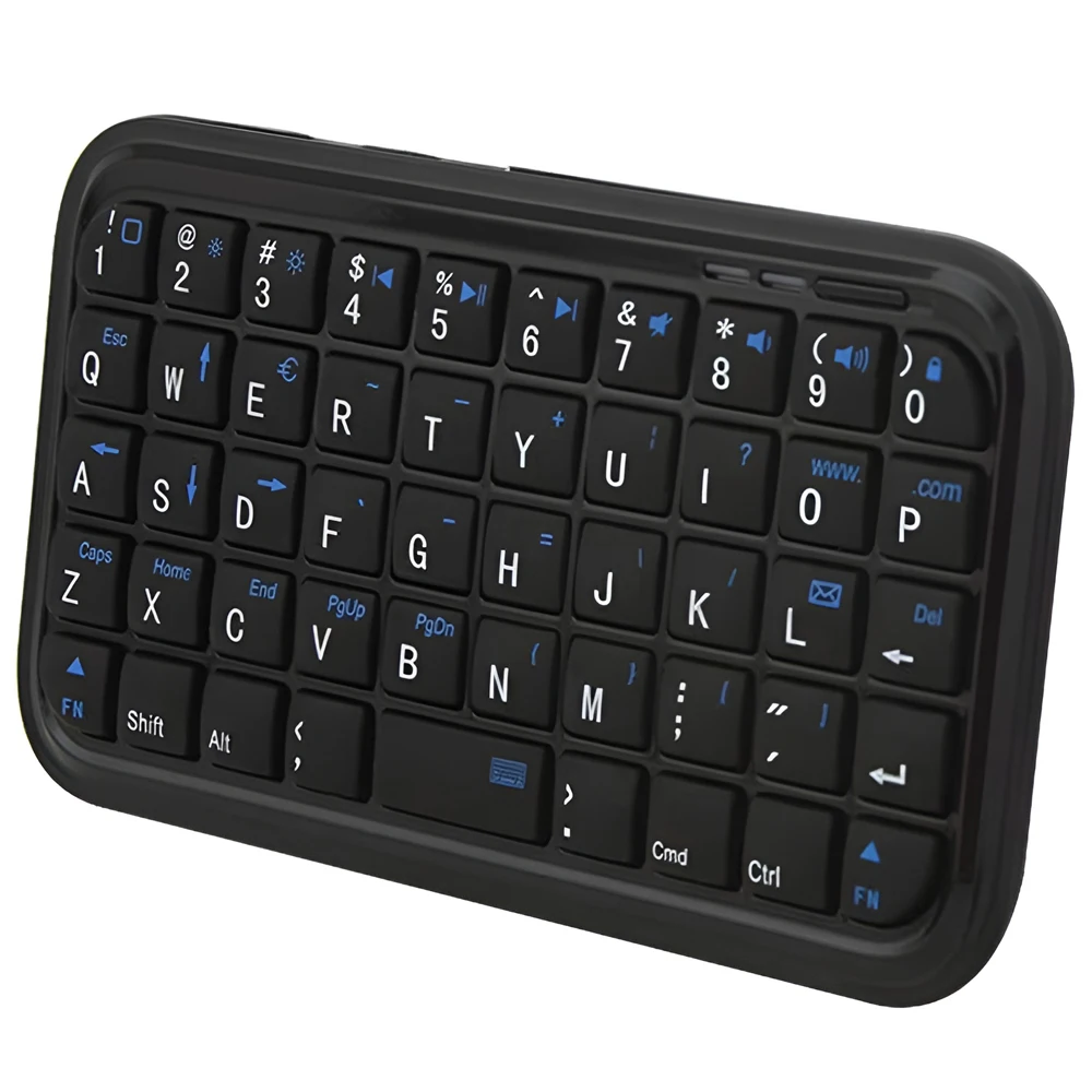 Wireless Bluetooth 3.0 Keyboard Rechargeable Type-C Port Mini Slim Travel Size Keypad 49 Keys Keyboard for Tablets Smartphone