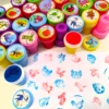 Cartoon seal pattern Stamp rich pattern different shapes a variety of toys press out printing color style random delivery 1