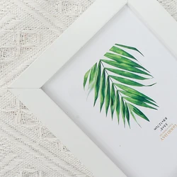 Elegant Wood Photo Frame - Wall & Desktop Decor, Multiple Sizes Available - 20X25cm 10inch (White Frame)