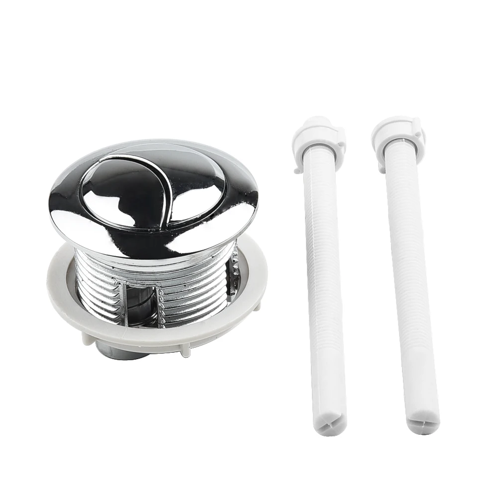 48/58 mm Dual-Druckknopf-Wc-Wassertank, doppelte Halbmondform, 2 Stangen, Badezimmer-WC-Schalter – Detail 8