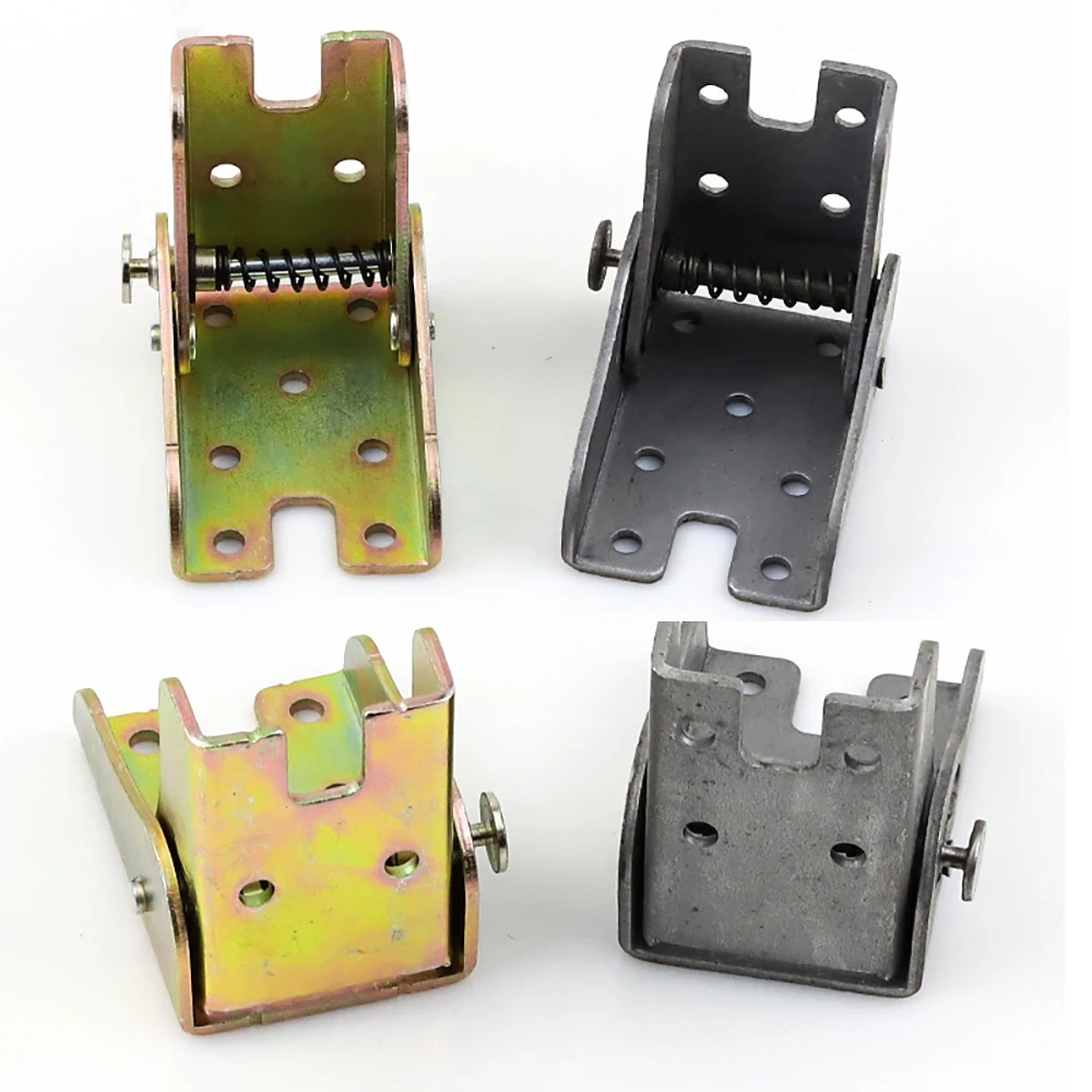 

1/2/4 Pcs 2.5mm Sofa Bed Lift Support Extension Foldable Self-Locking Folding Hinge 90 Degree Hardware Cabinet Hinge Table Legs