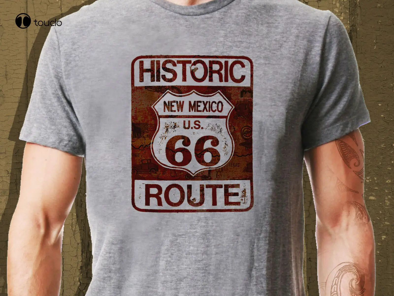 New Mexico Route 66 Vintage Classic T-Shirt Biker Motorcycle Retro Ideal Gift Tee Shirt Fashion Funny New Xs-5Xl