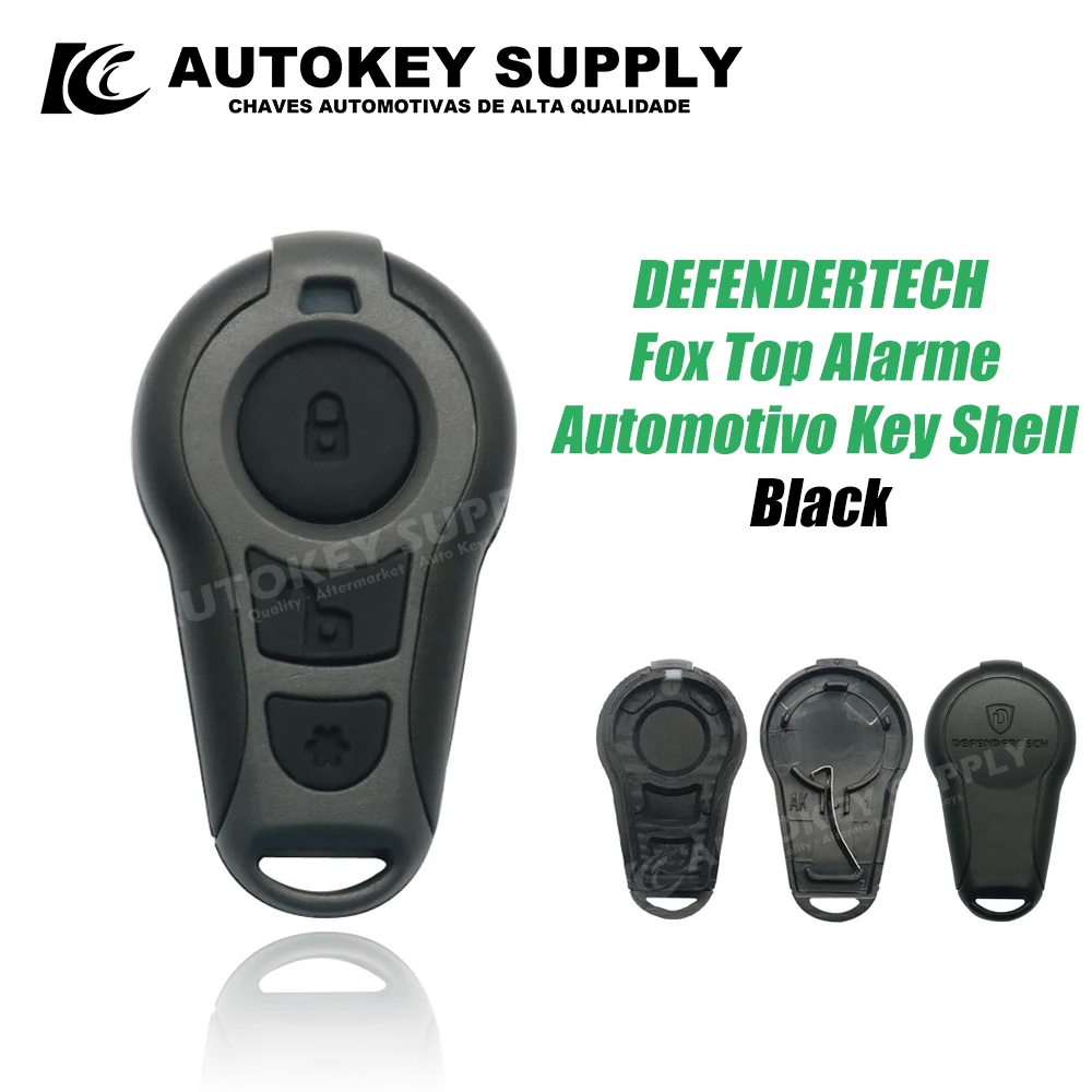 Defendertech Fox Top Alarm Me Automotivo Car Key Shell Nero Autokeysupply Akbps110