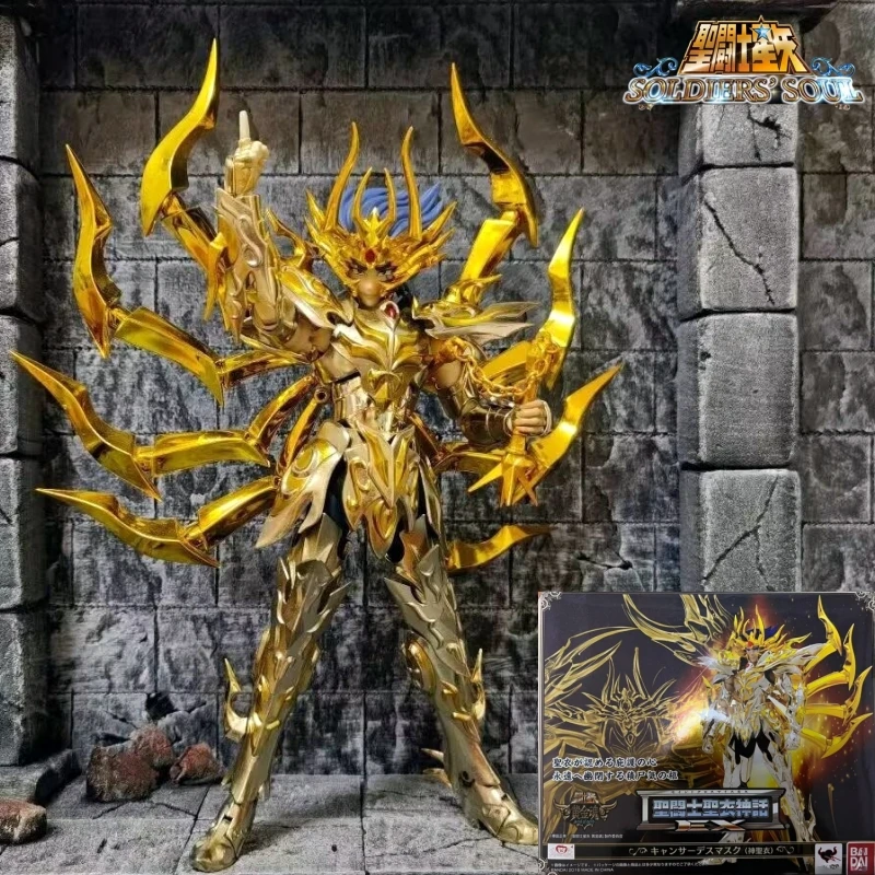 

Новая модель игрушек Saint Seiya, фигурка из ткани, миф, Золотая душа о раке, маска смерти, экшн-игрушка, коллекционер Bandai