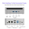 Genmachine New Ren12 i7-1255U Mini PC 1.7GHz up to 4.7GHz CPU Support M.2 DDR4 WIFI6 Win11 i7 1255U pc gamer Dual Ethernet port 3