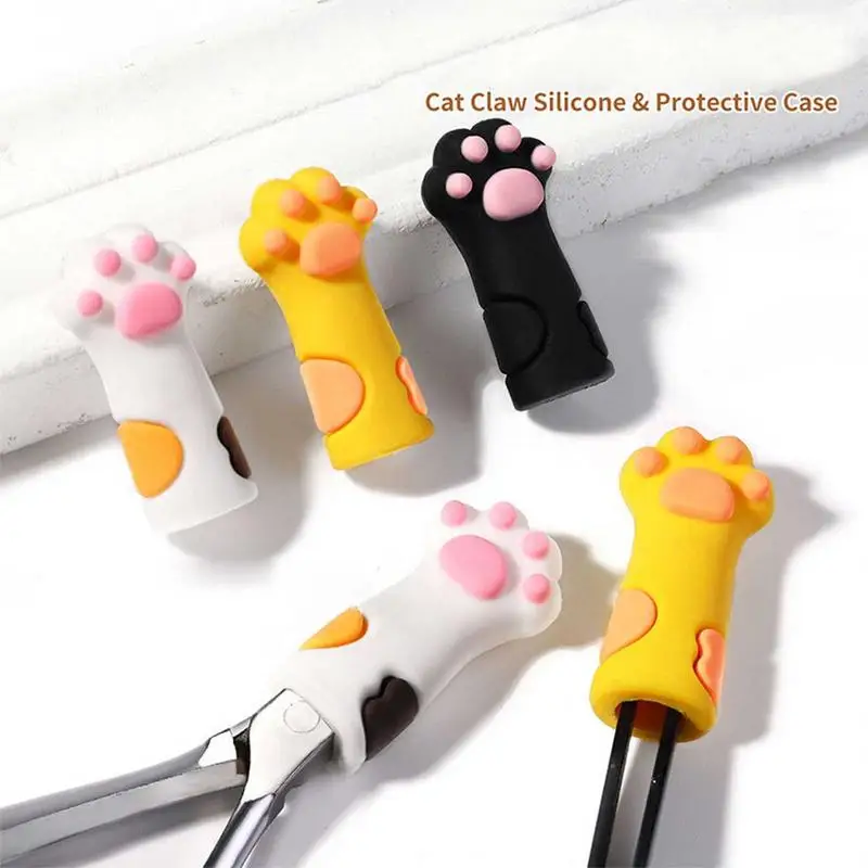 

Cute Cartoon Nipper Cover Protective Sleeve For Nail Cuticle Scissors Manicure Pedicure Tools Tweezers Tip Protectors Caps