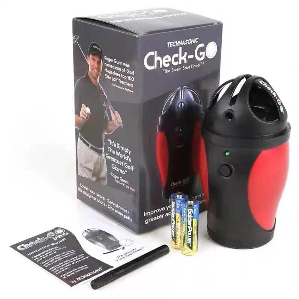 PGM Golf Ball Spot Marker Tool CHECK-GO Golf Electric Scriber Finds Center Of Gravity Distribution Line Ball Golf Training Aids 4