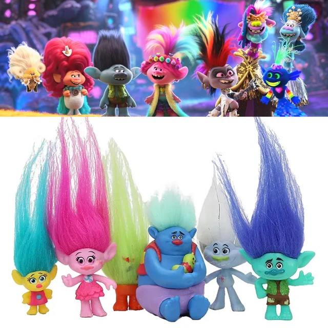 Trolls Figures Toy Magic Hair Animation Model Dolls: A Perfect Gift for Kids