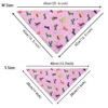 50pcs Dog Bandana Fruit Style Pet Products Small Dog Cat Puppy Bandanas Scarf Cotton Dogs Bandanas Bibs Dogs Pets Accessories 2