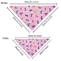 50pcs Dog Bandana Fruit Style Pet Products Small Dog Cat Puppy Bandanas Scarf Cotton Dogs Bandanas Bibs Dogs Pets Accessories 2
