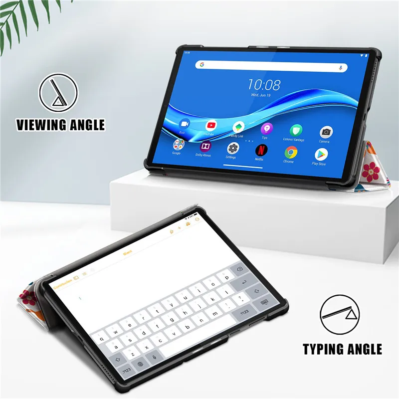 para Lenovo Tab M10 hd Gen Tb-x306f X306x Case de Couro do Plutônio à Prova de Choque Magnético Escudo Inteligente Tab M10 2nd Geração Tablet Capa - Imagem 3