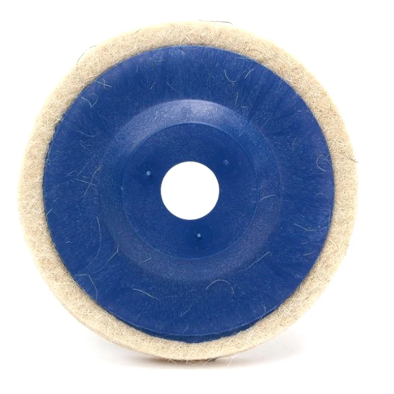100mm Wool Polishing Wheel Beige Grinding Pads Grinding Angle Grinder Wheel Felt Polisher Disc Stainless Steel Aluminum grinding disc abrasive wheel grinding wheel wool felt polishing pad