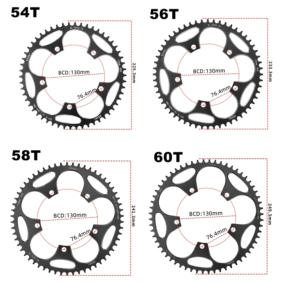 OSYMETRIC チェーンリング 52T 38T 110mm OSYMETRIC チェーンリング 52T 38T 110mm OSYMETRIC チェーン