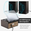 3 Speed Bluetooth Turntable Vinyl Player with CD/Cassette Play,AM/FM Radio 5