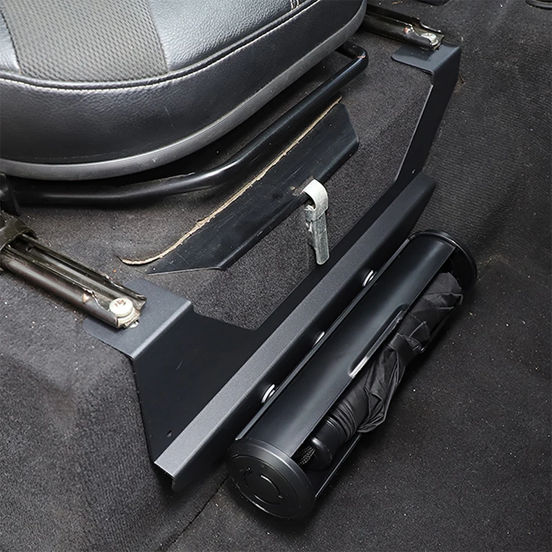

For Land Rover Defender 90 110 130 04-18 Aluminum Alloy Car Passenger Seat Umbrella Barrel Container Holder Box Car Accessories