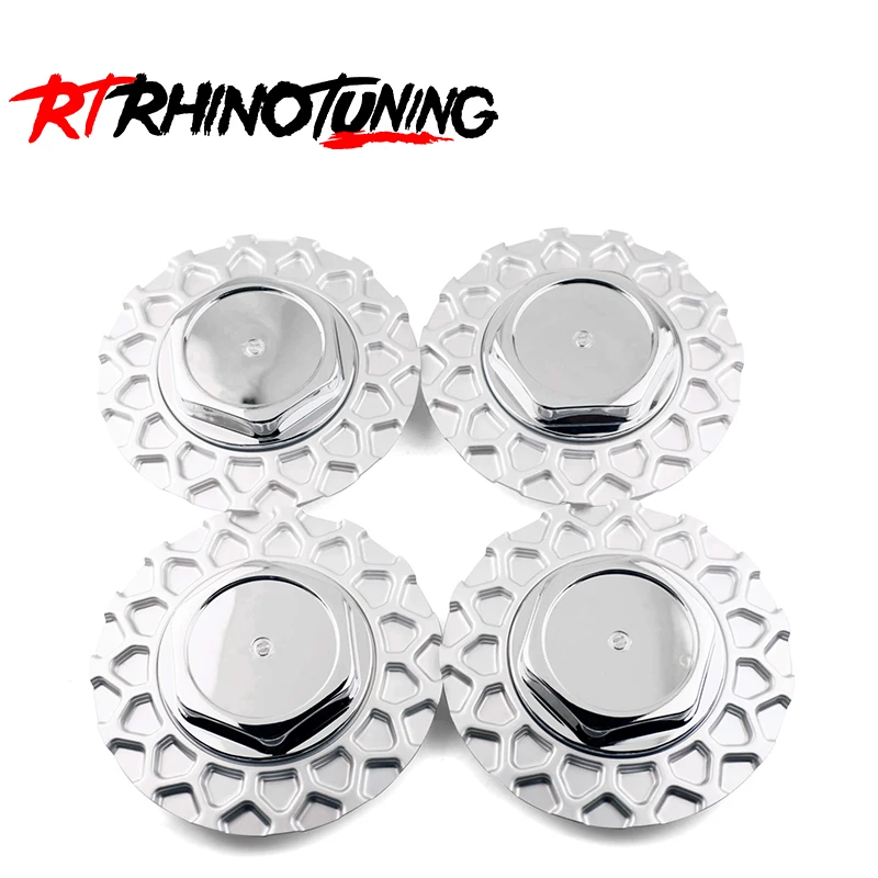 RhinoTuning 4PCS OD 156mm/6.14" ID 50mm/1.97" Wheel Center Hub Caps For #0924038 #0923113 #0924030 Car Rims Caps Center Covers