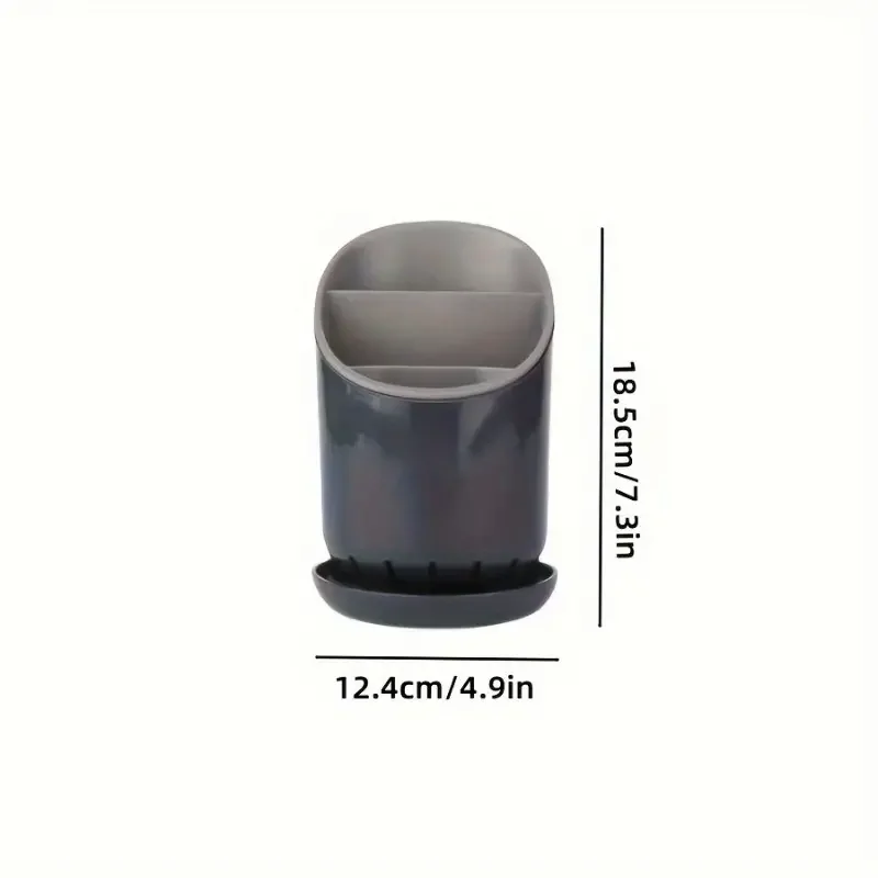 1pc Cutlery Storage Holder Plastic Drainer Drain Containers Drying Rack Tableware Table Knife Spoon Fork Container Kitchen Tool 6